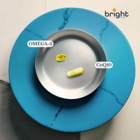 Omega 3 et Coenzyme Q10 Ubiquinol - 2 Compléments en 1 Pack pour Cœur et Énergie Cellulaire I 56 Doses Journalières