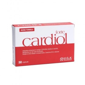 Cardiol Forte – Supplément avec oméga-3 EPA/DHA - acide folique, coenzyme Q10 et vitamine E - pour le puits du cœur - monacol