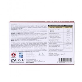 Cardiol Forte – Supplément avec oméga-3 EPA/DHA - acide folique, coenzyme Q10 et vitamine E - pour le puits du cœur - monacol