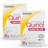 OMÉGA QUINOL Lot de 2X32 Capsules | À Base dUbiquinol, la Forme Activée Du Coenzyme Q10 | Améliore votre Équilibre Énergétiq
