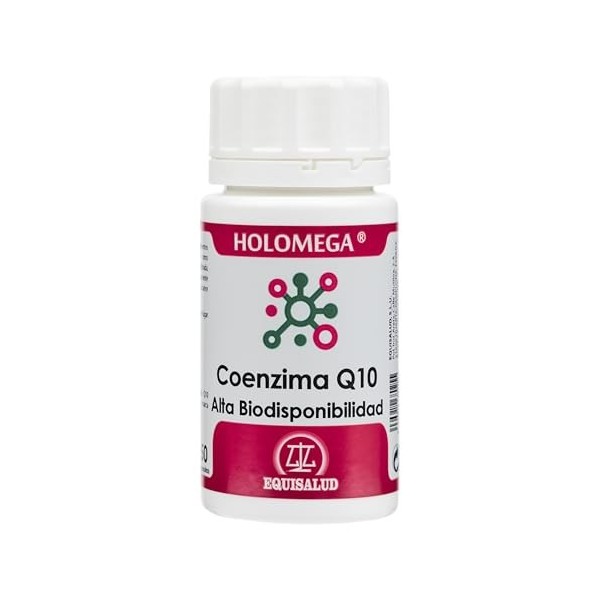 HOLOMEGA COENZIMA Q10 440mg 50 – recommandé en complément d’une alimentation équilibrée, gélules qui facilitent la supplément
