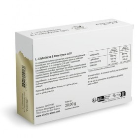 VITALYS ALPES - L-Glutathion & Coenzyme Q10 - Complément Alimentaire Pour Stimuler les Défenses Antioxydantes - Enrichi en Sé