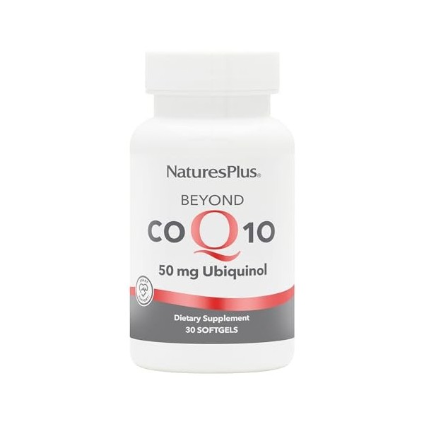 BEYOND CO Q10 UBIQUINOL 50 – gélules qui facilitent la supplémentation quotidienne, coffret de 10 pièces, recommandé en compl