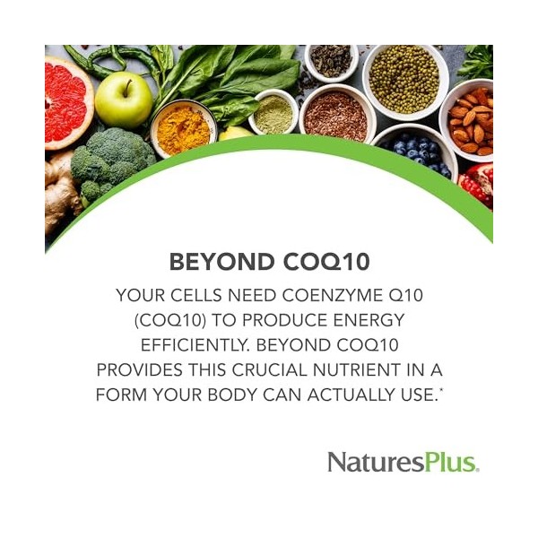 BEYOND CO Q10 UBIQUINOL 50 – gélules qui facilitent la supplémentation quotidienne, coffret de 10 pièces, recommandé en compl