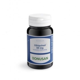 BONUSAN UBIQUINOL 50mg. 60cap. – complément complet proposé en gélules pratiques, boîte de 60 gélules, contribue au fonctionn