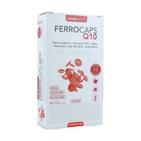 INTERSA FERROCAPS Q10 60cap. – complément complet proposé en gélules pratiques, à prendre régulièrement selon la dose conseil