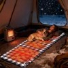 Sac de couchage chauffant – Couverture chauffante réglable à 3 niveaux pour le camping, sac de couchage thermique pliable ave