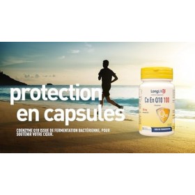 LongLife® CO EN Q10 100 mg | Coenzyme Q10, ubidécarénone pure | Antioxydant et énergisant cellulaire | Issu de fermentation |