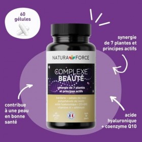 Complexe Beauté - peau saine et saine - combat la formation de radicaux libres - Hydrate lépiderme - Antioxydants - Maintien ...
