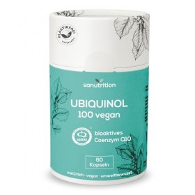 Kaneka Ubiquinol 100 mg | 60 gélules | Coenzyme Bioactive Q10 | Végétalien | Dans un emballage papier 1 pièce lot de 60 , 1