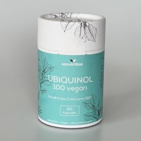 Kaneka Ubiquinol 100 mg | 60 gélules | Coenzyme Bioactive Q10 | Végétalien | Dans un emballage papier 1 pièce lot de 60 , 1