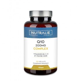 Coenzyme Q10 Complex 250mg - 120 Gélules Coq10 - Antioxydant avec Vitamine C, E et B2, Poivre Noir - Système Immunitaire - Ub
