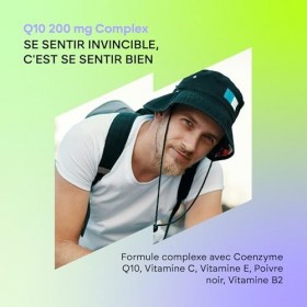 Coenzyme Q10 Complex 250mg - 120 Gélules Coq10 - Antioxydant avec Vitamine C, E et B2, Poivre Noir - Système Immunitaire - Ub