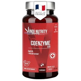 Coenzyme Q10, Puissant Antioxydant & Énergie Cellulaire, 30 Gélules, VINDI NUTRITY, Fabriqué en France