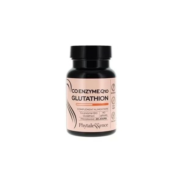 Phytalessence Coenzyme Q10 Glutathion 40 Gélules