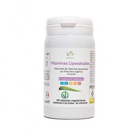 Benessence - Vitamines liposolubles, Coenzyme Q10 et Aloe Vera - 60 gélules