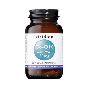 Viridian CoQ10 avec MCT 30 mg, 30 Capsules de Vegi