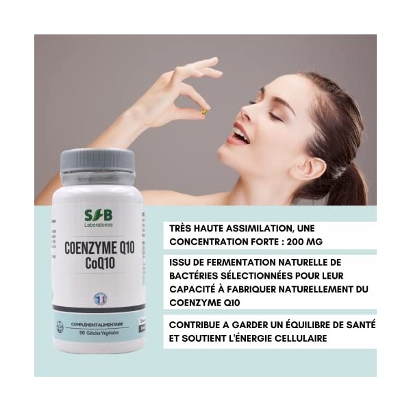 SFB Laboratoires - CoEnzyme Q10 200mg - Vegan