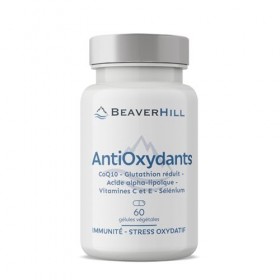 AntiOxydants | 6 principes actifs | Coenzyme Q10 - Glutathion réduit - Vitamine C - Acide alpha-lipoïque - Vitamine E - Sélén