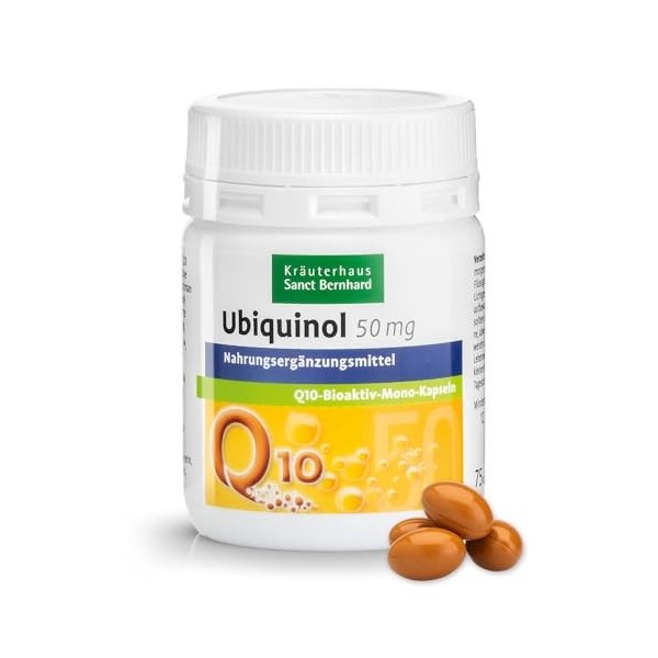 Ubiquinol 50 mg Gélules de Q10 bioactif