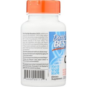 High Absorption CoQ10 with BioPerine, 200mg - 60 vcaps