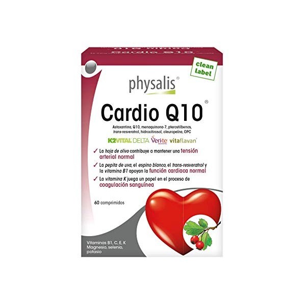 PHYSALIS CARDIO Q10 60comp. – comprimés faciles à intégrer à la routine quotidienne, facile à intégrer dans la routine de la 