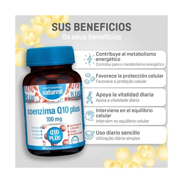DIETMED COENZIMA Q10 100mg. 60cap. – complément alimentaire sous forme de gélules, boîte de 60 gélules, contribue au fonction