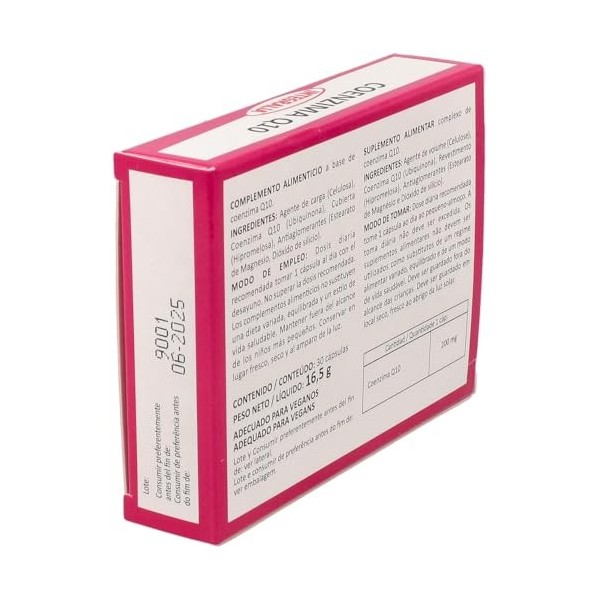 INTEGRALIA COENZIMA Q10 200mg 30cap. – recommandé en complément d’une alimentation équilibrée, complément complet proposé en 