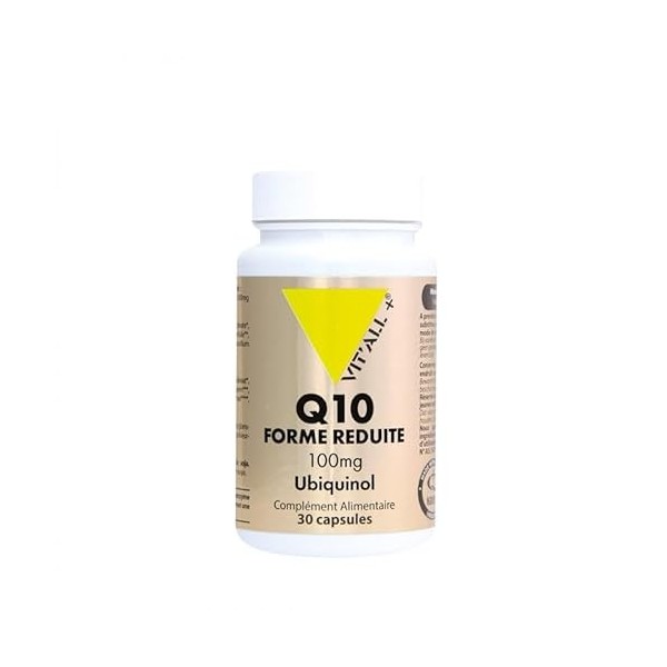 COENZYME Q10 FORMULE RÉDUITE - 100 MG - 30 CAPSULES - VITALL+ Coenzyme Q10
