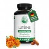 Green Naturals® Lutéine – Hautement dosée 50 mg de lutéine & 5 mg de zéaxanthine issus de 250 mg d’extrait naturel de tagète 