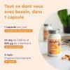 Lutéine & Zéaxanthine Capsules - Complément Santé pour les Yeux - 90 Gélules avec Vitamine A et Riboflavine - 3 Mois dApprov
