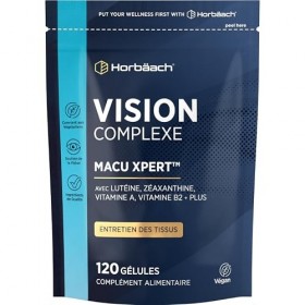 Luteine Zeaxanthine Myrtille pour les Yeux | Supplément Oculaire | Eye Health Supplement | 120 comprimés végétaliens | par Ho