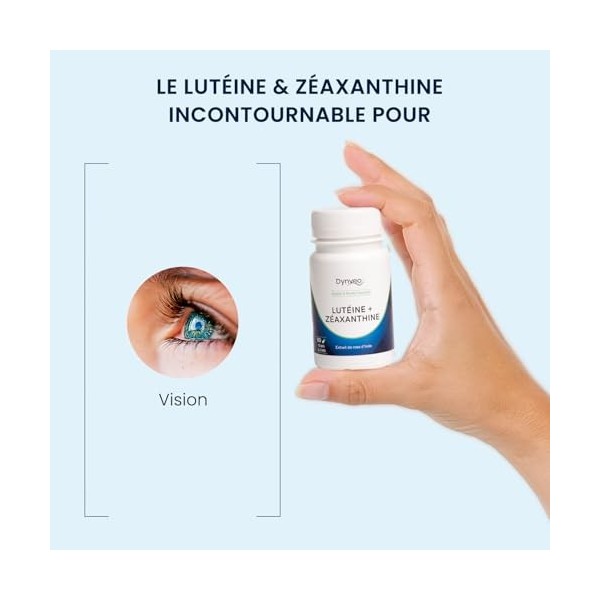 Lutéine Zéaxanthine - Vision, Fatigue oculaire, Yeux secs - Compléments alimentaire pour les yeux - Extrait végétal concentré