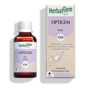 Herbalgem Optigem Complexe de Gemmothérapie Concentrée, Confort Oculaire, 30 ml
