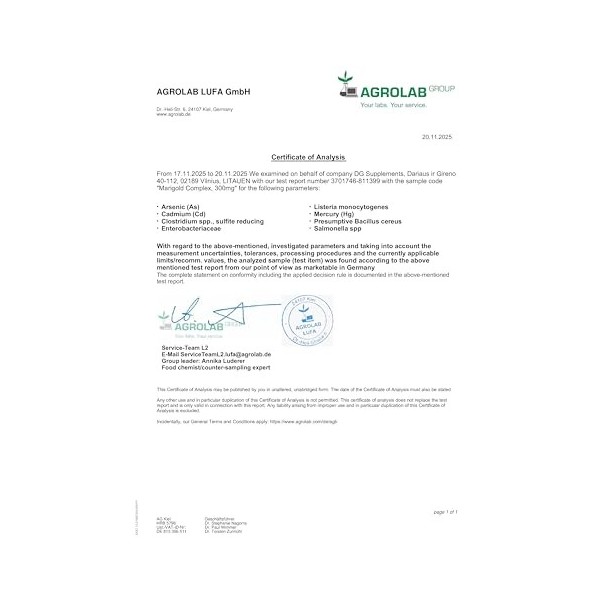 Alzuro Labs Lutéine & Zéaxanthine 300 mg – 90 Gélules Véganes | Extrait de Fleur de Souci avec Vitamines A, C & Zinc | Vitami