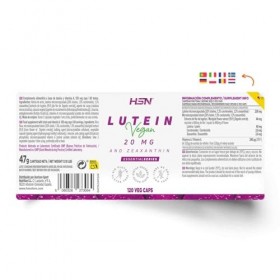 HSN Lutéine 40 mg Microencapsulée par Dose Quotidienne | 120 Gélules Végétales | Extrait de Fleur de Tagetes Tagetes erecta 