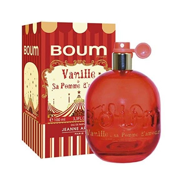 JEANNE ARTHES - Parfum Femme Boum Vanille & Sa Pomme dAmour - Eau de Parfum - Flacon Vaporisateur 100 ml - Fabriqué en Franc