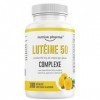 Lutéine 50 mg avec zéaxanthine, bêta-carotène, vitamines A & B2, pipérine | 180 gélules | Santé des yeux & protection contre 