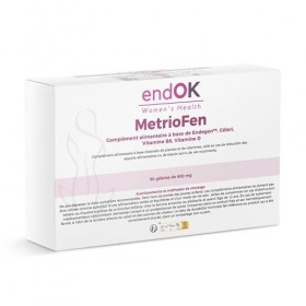 MetrioFen Supplément pour les douleurs pelviennes chroniques, le cycle menstruel, lendométriose et linflammation | Testé sc