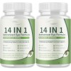 Formule AvancéE Pour Les Yeux 14 En 1 – Avec LutéIne, ZéAxanthine, Soutien De La Vision Et De La Concentration,(1Pcs) Lutéine