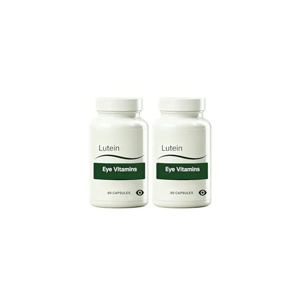 Lutéine, 60 unités, soutien oculaire quotidien,2PCS Lutéine