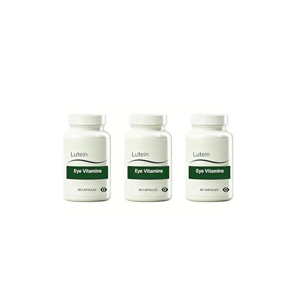 Lutéine, 60 unités, soutien oculaire quotidien,2PCS Lutéine