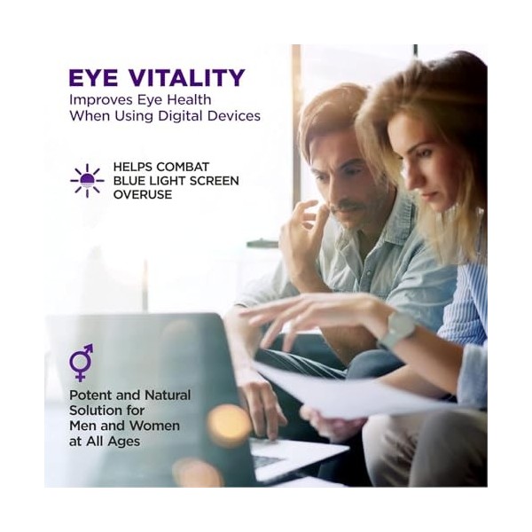 Eye Vitality LutéIne Et ZéAxanthine 丨 Soutien Quotidien Au Bien-êTre Oculaire,（1pcs） Lutéine