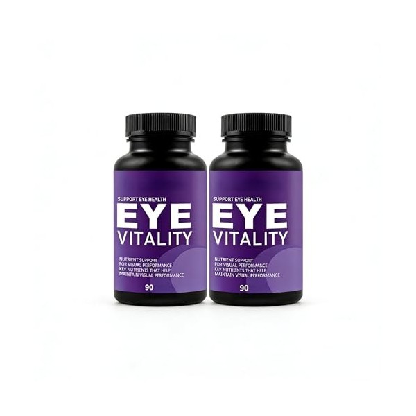Eye Vitality LutéIne Et ZéAxanthine 丨 Soutien Quotidien Au Bien-êTre Oculaire,（1pcs） Lutéine