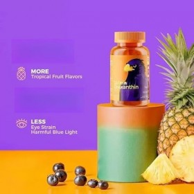 Lutéine et zéaxanthine – Sans sucre, supporte la lumière bleue – Idéal pour les yeux secs