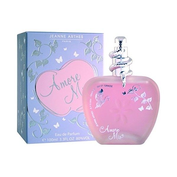 JEANNE ARTHES - Parfum Femme Amore Mio - Eau de Parfum - Flacon Vaporisateur 100 ml - Fabriqué en France À Grasse