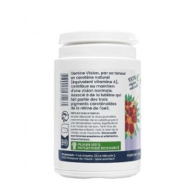 Oemine Vision 60 Gélules 1 Mois - Lutéine 16mg, Zéaxanthine 870 mcg, Bêta-Carotène 4,8mg, Huile de Germe de Maïs & Huile de L...