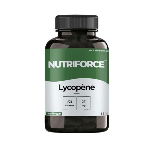 Lycopène – Haute Concentration – 60 Capsules – Antioxydant & Protection Cellulaire