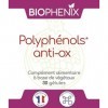 Biophénix Polyphénols Anti-Ox 30 Gélules - Complément Alimentaire 100% Naturel à Base de Végétaux - Resvératrol, Acérola Sauv