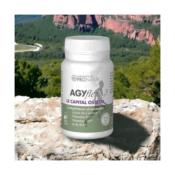 Laboratoire Pronatur - AGYflex® LE CAPITAL OSSEUX - Complément alimentaire dédié à la consolidation et à la préservation de l